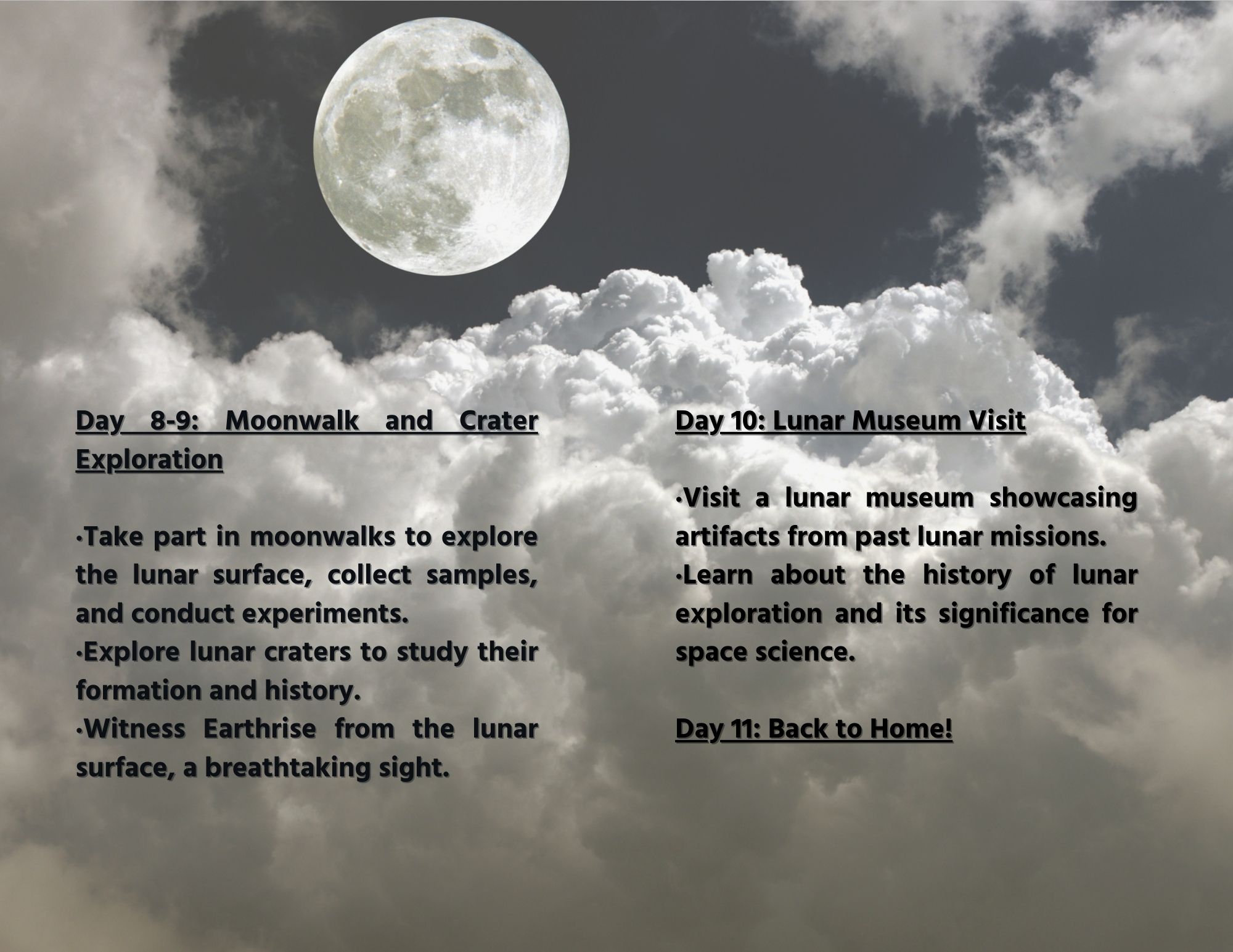 Moon itinerary 2